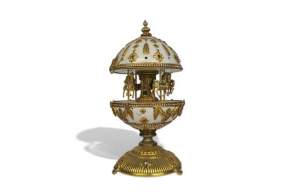 Franklin Mint House of Faberge; The Faberge Imperial Carousel Egg
