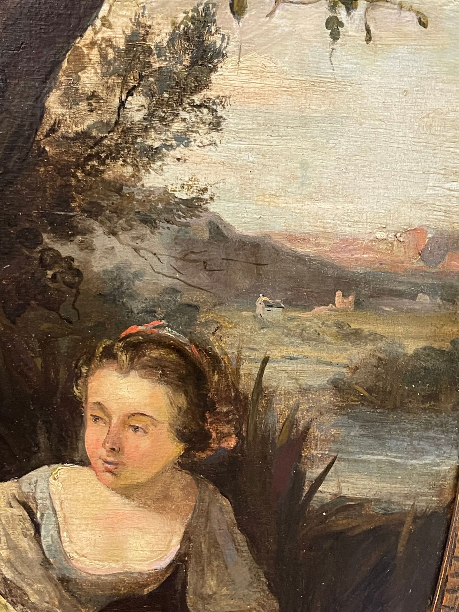 A 19th Century French Oil on Canvas Painting - 8