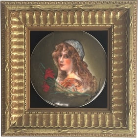 A Royal Vienna Style Porcelain Plaque