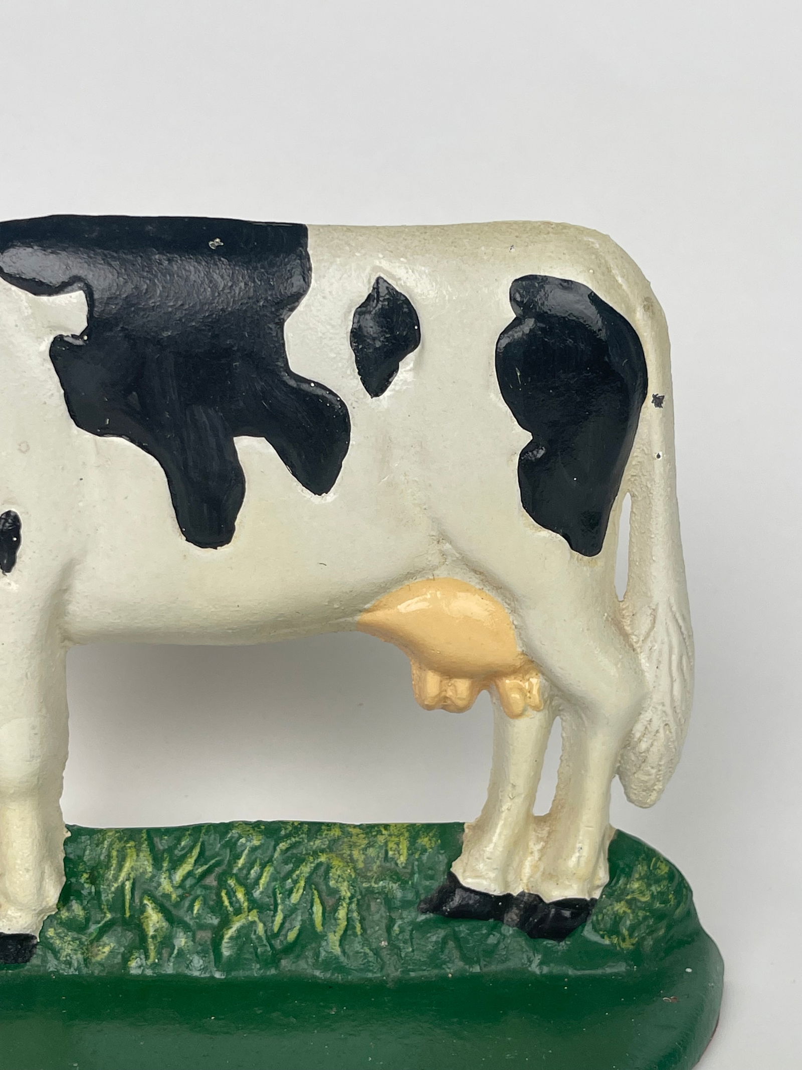 A Cast Iron Farm Cow Doorstop - 2