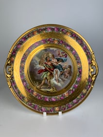 Royal Vienna Style Transfer Decorative Plate