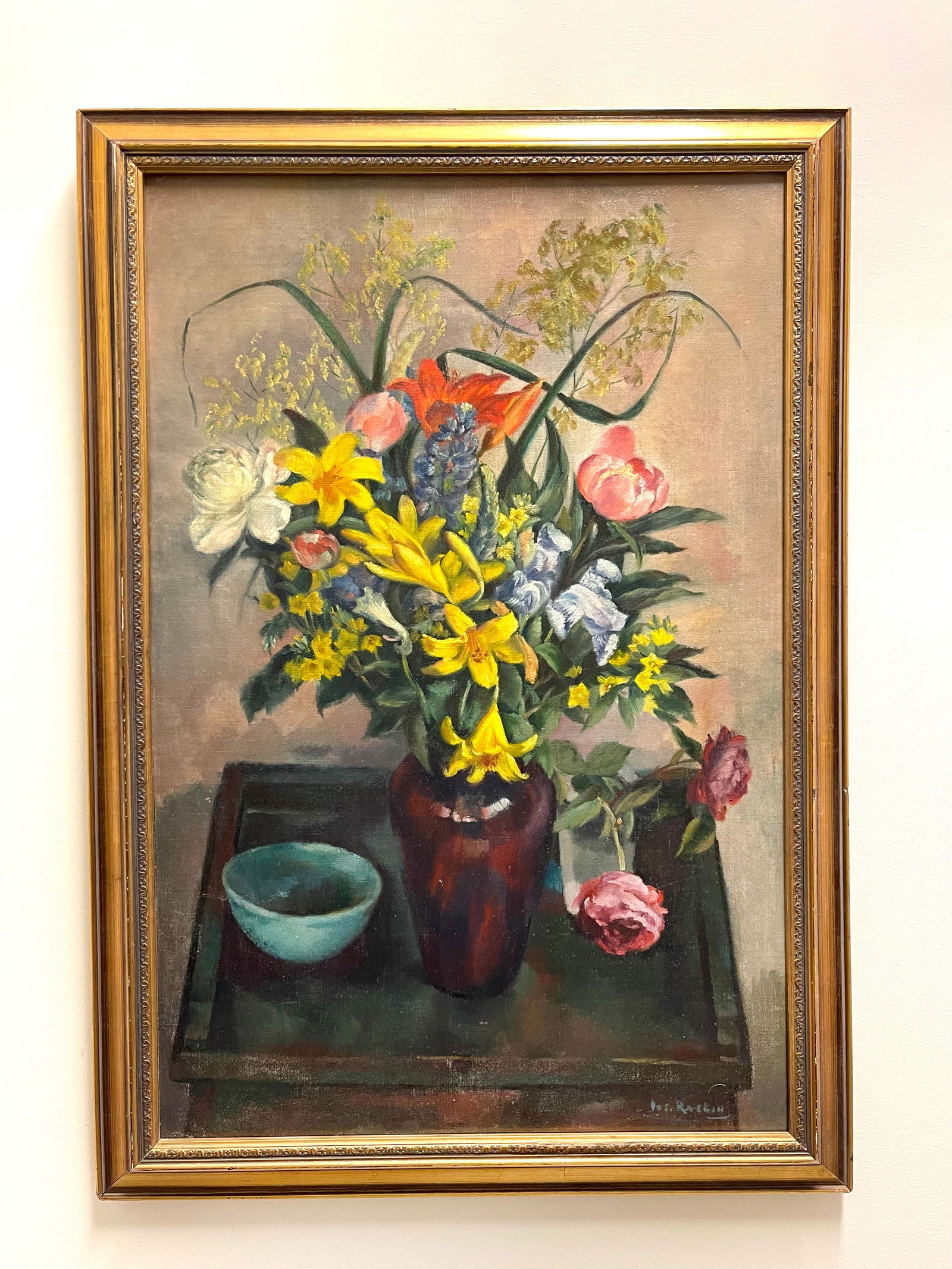 JOSEPH RASKIN (New York, 1897-1981) Oil on Canvas (1 of 11)