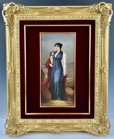 A Large 19th Century Berlin KPM Porcelain Painting