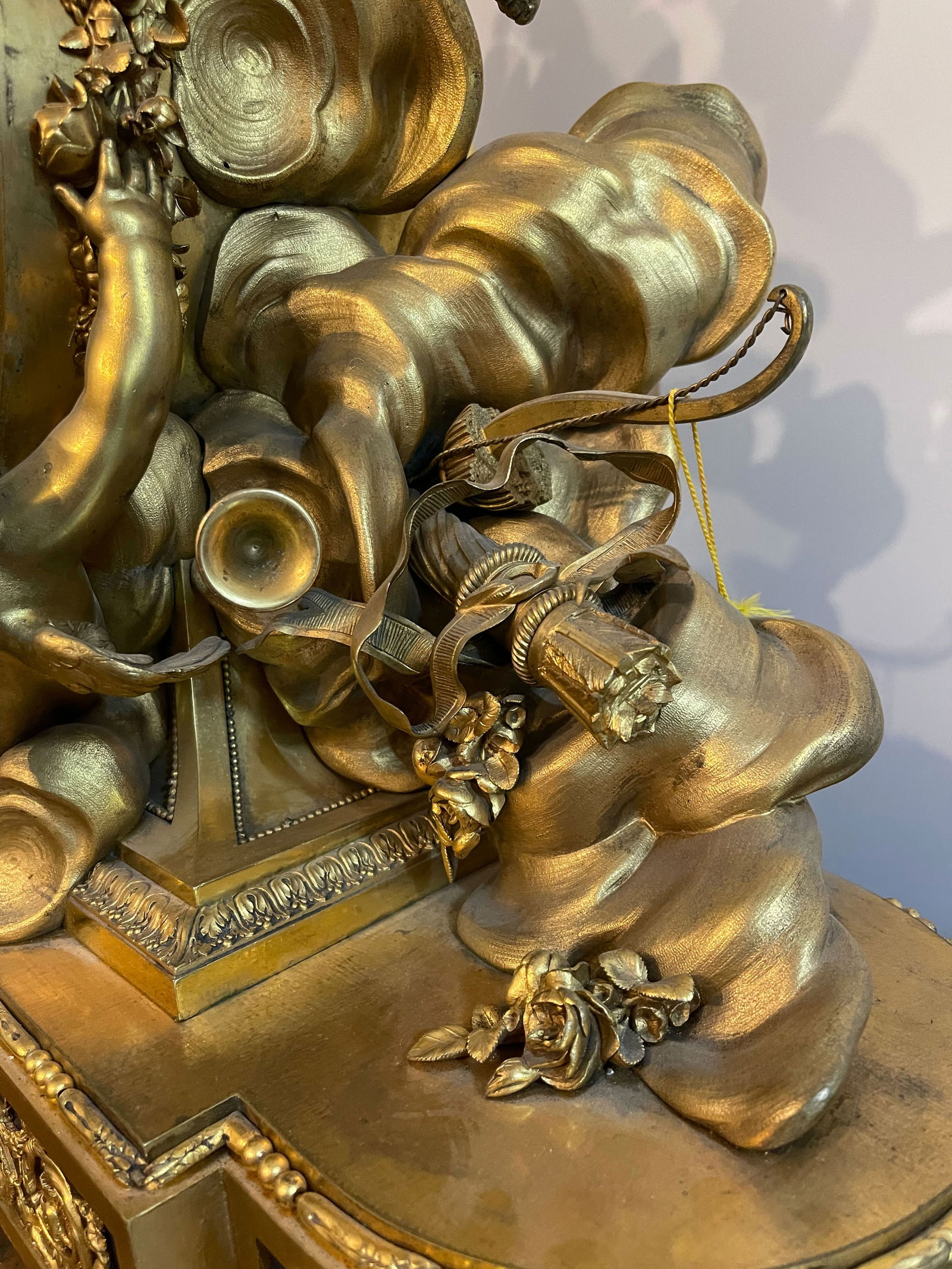 A French Large Gilt Bronze Mantel Clock. By FERDINAND BERTHOUD - 5