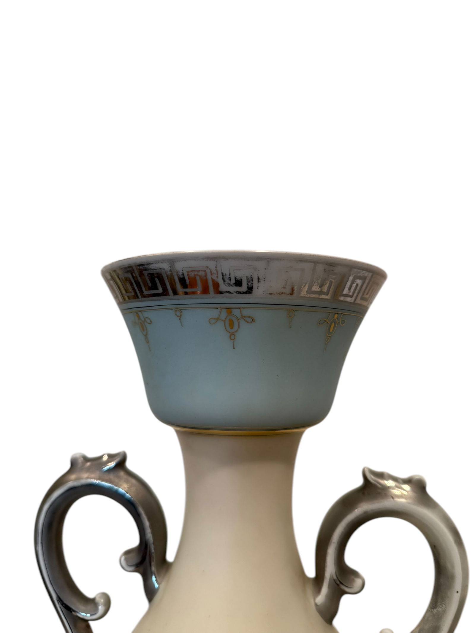 19th Century French Sevres Style Hand Painted Porcelain Vases - 5