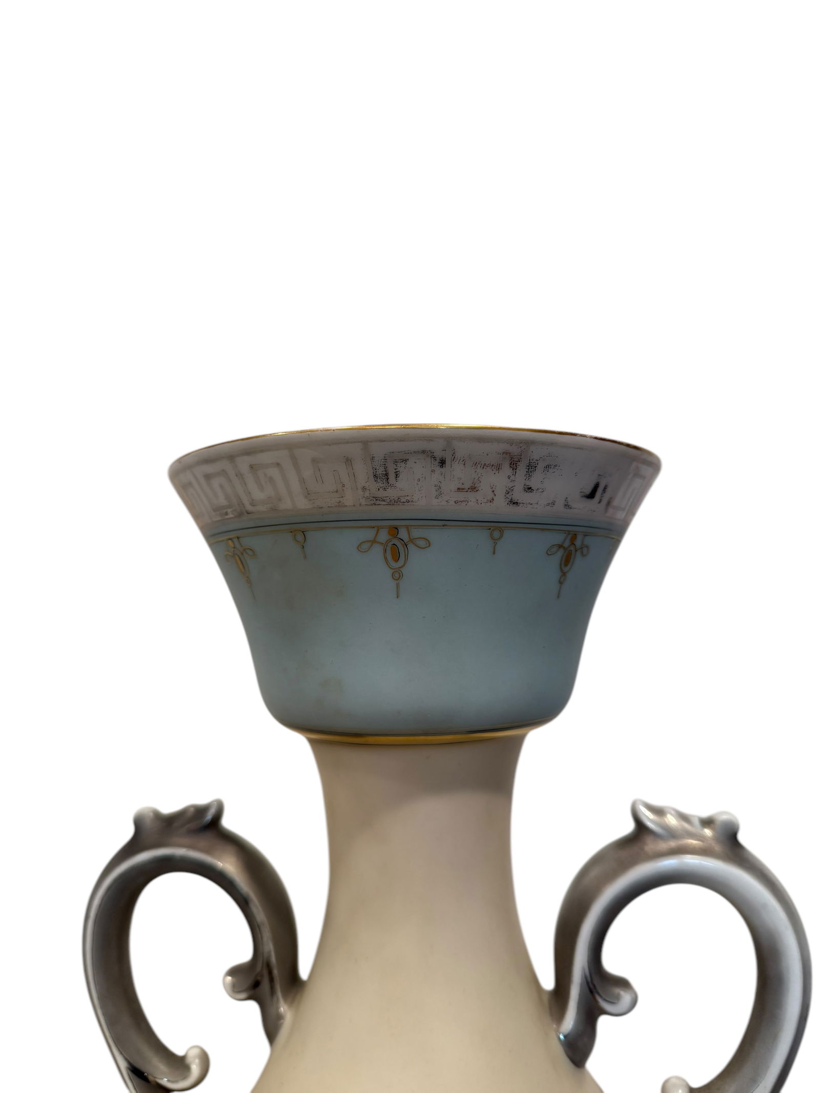 19th Century French Sevres Style Hand Painted Porcelain Vases - 6