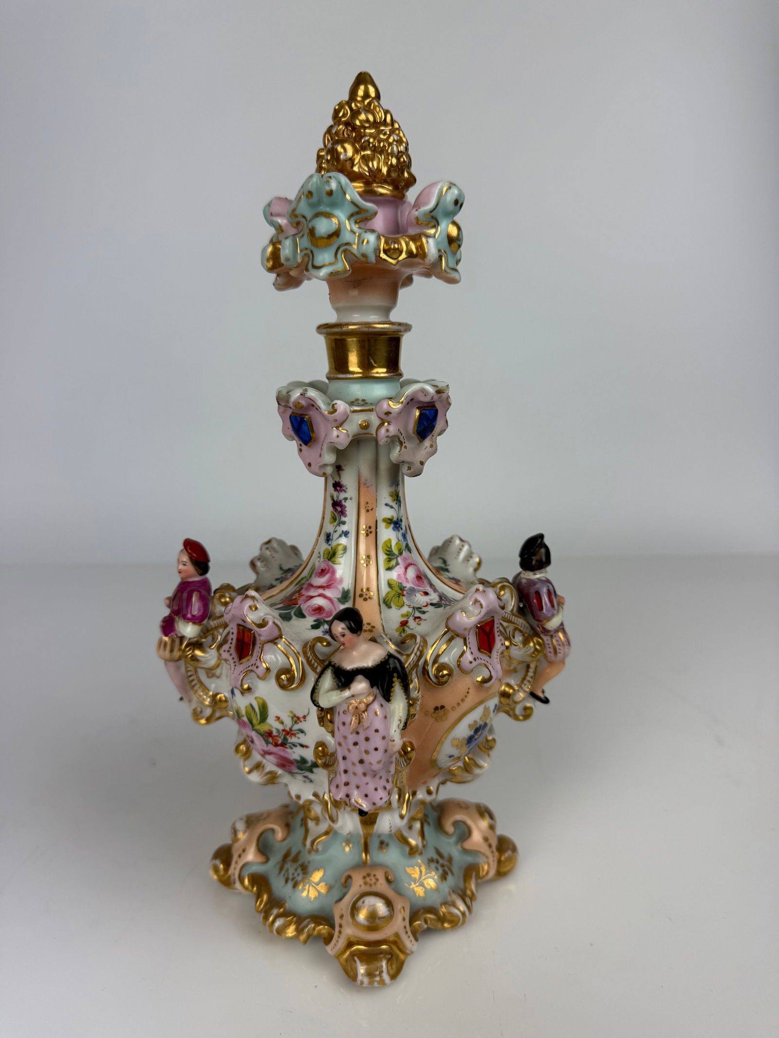 19th Century Jacob Petite Hand Painted Porcelain Bottle (1 of 8)