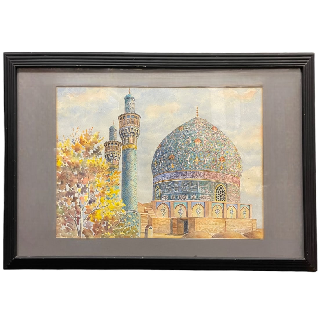 20th Century Watercolor Painting Attributed to Yervand Nahapetian (1916-2006): 20th Century Watercolor Painting Attributed to Yervand Nahapetian (1916-2006). 40” x 28”