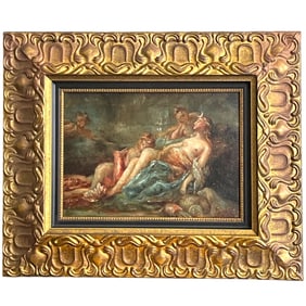 A 19th Century Oil on Board Painting
