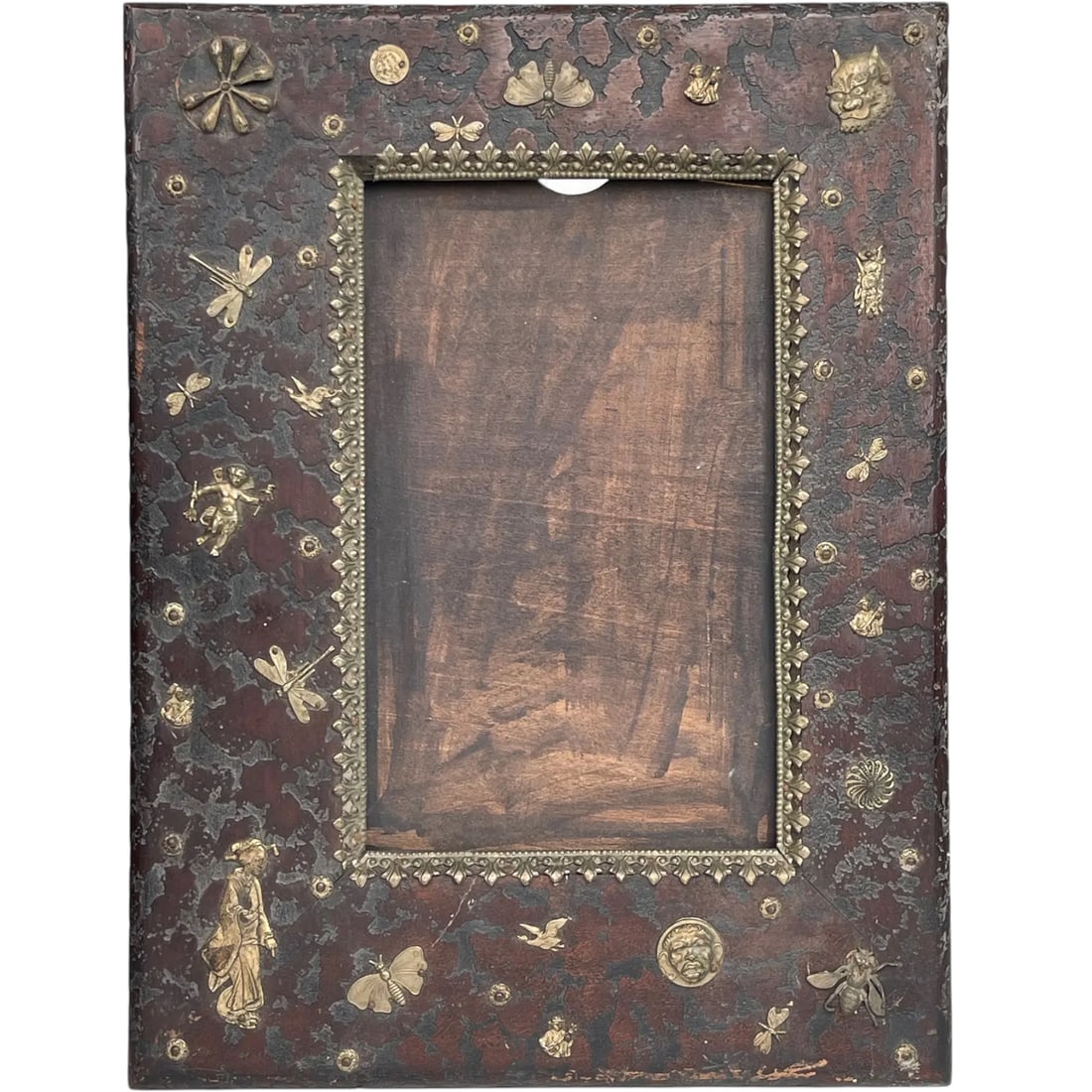 A Rare 19th Century French Japonais Ormolu Mounted Picture Frame (1 of 5)