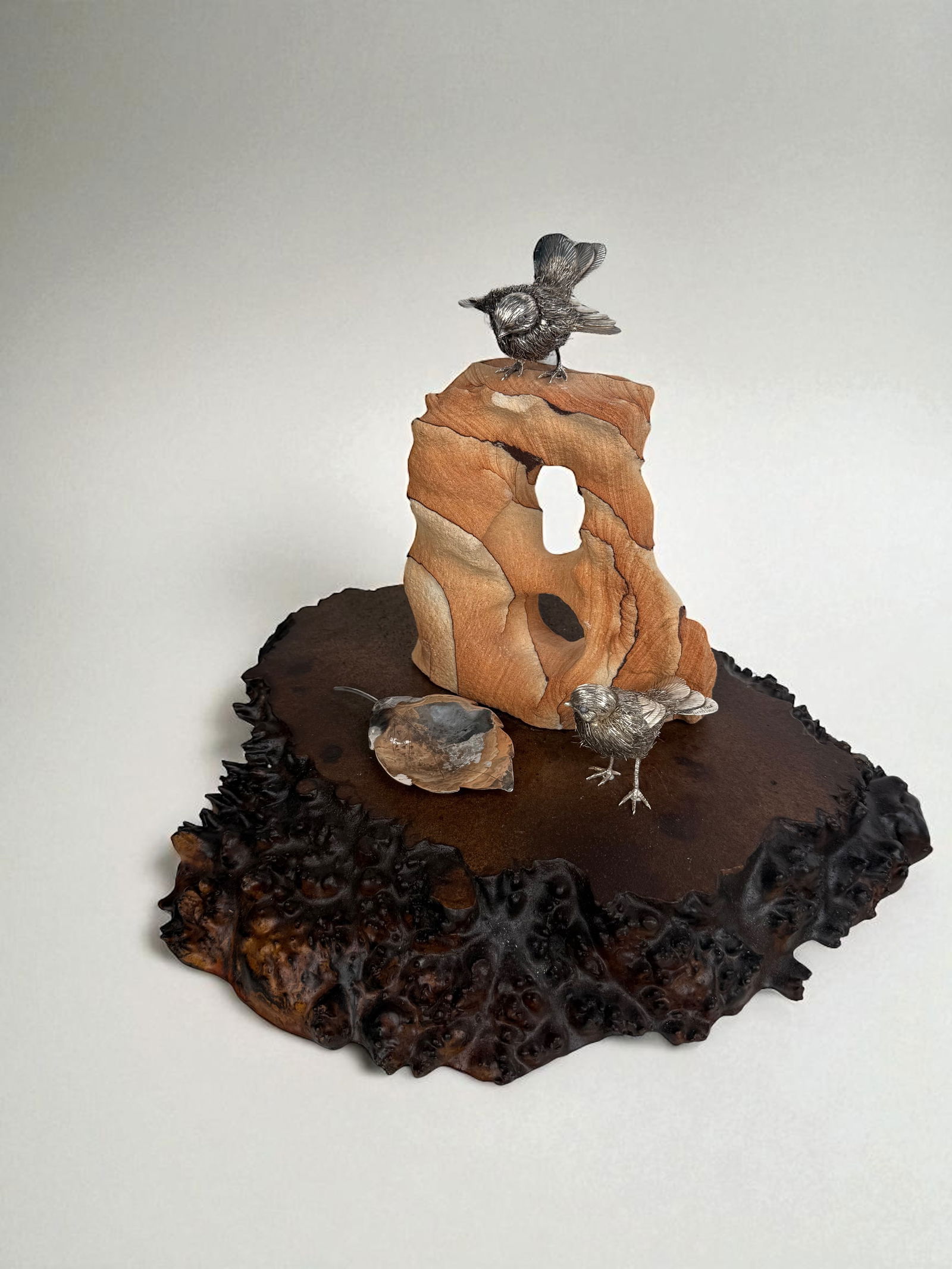 A Buccellati Sterling Silver Jewelry Tray Sculpture (1 of 5)