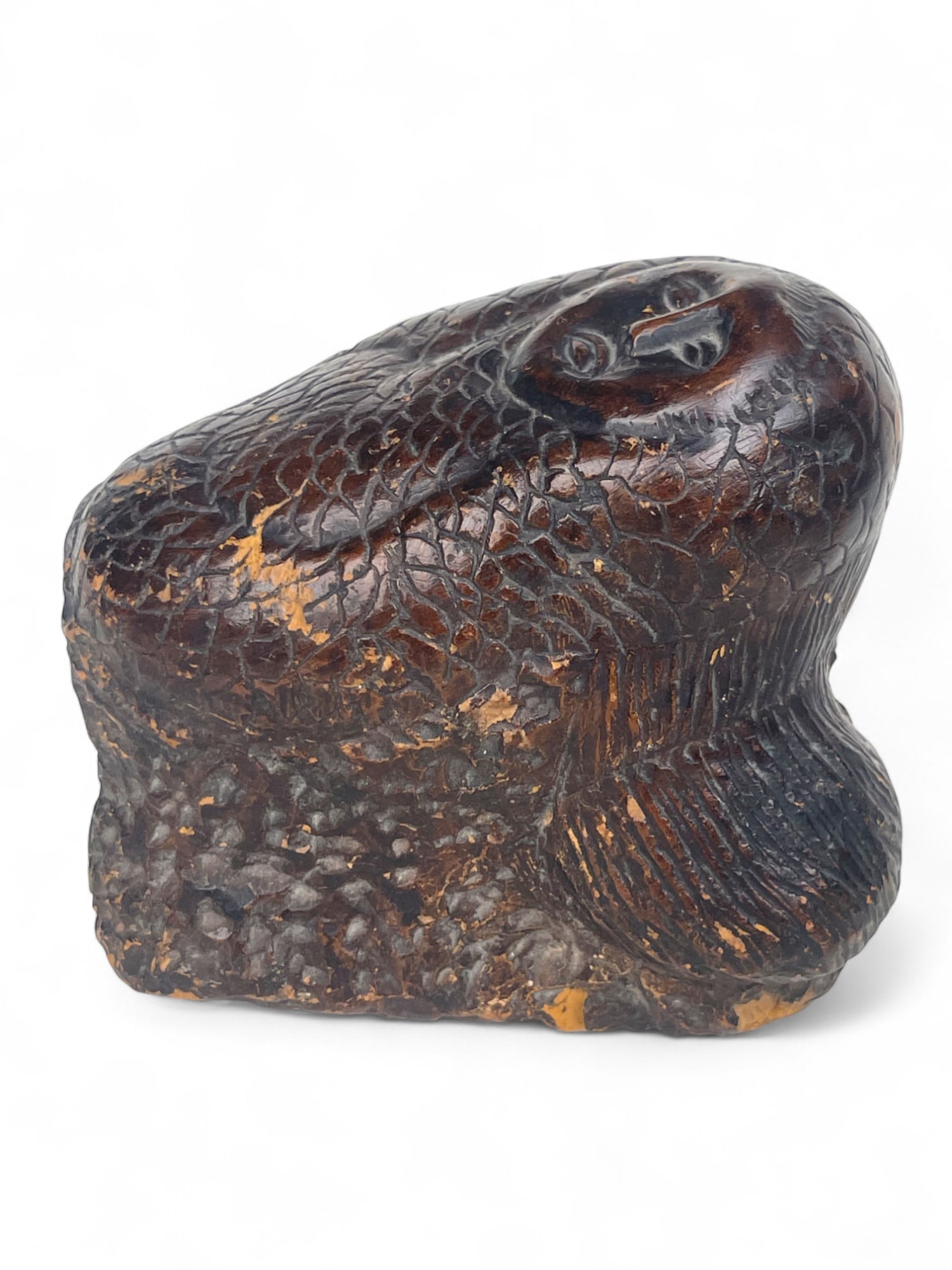 A 6th/7th Century Continental Antique Mythical Coiled Snake with a Human Head (1 of 7)