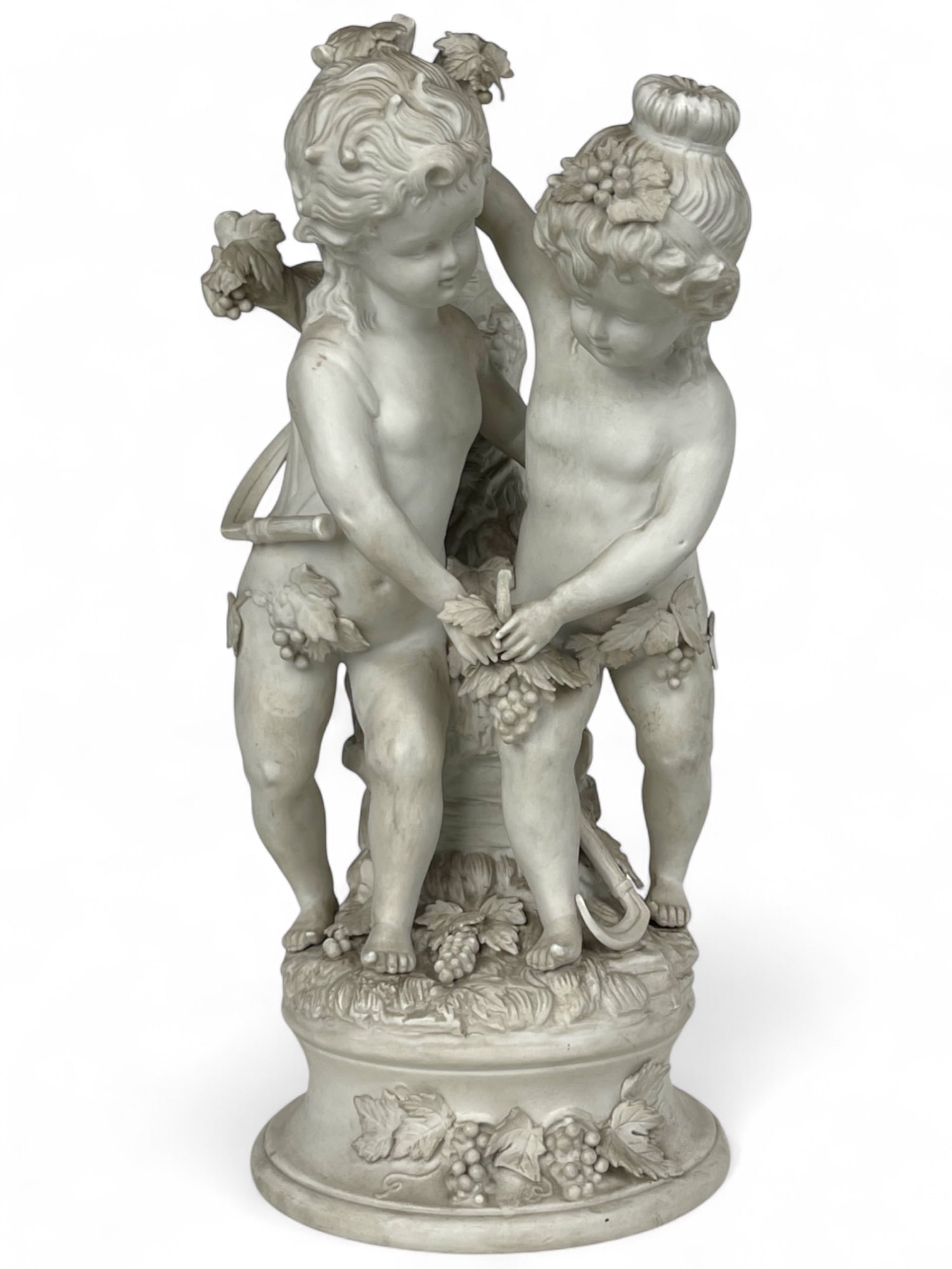 A 19th Century French Biscuit Sculpture of Cupids (1 of 12)