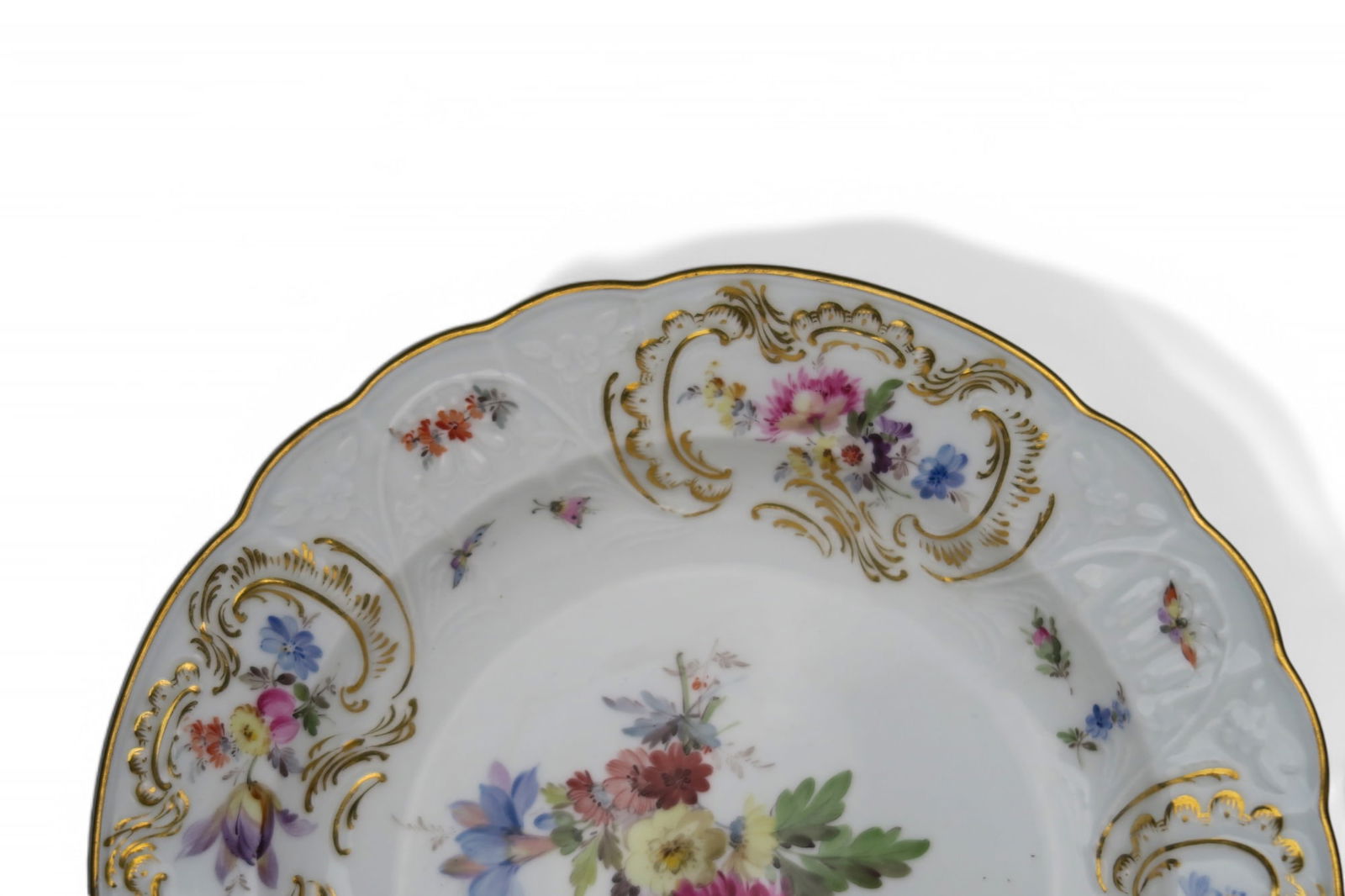 A Meissen Hand Painted Serving Plate - 4