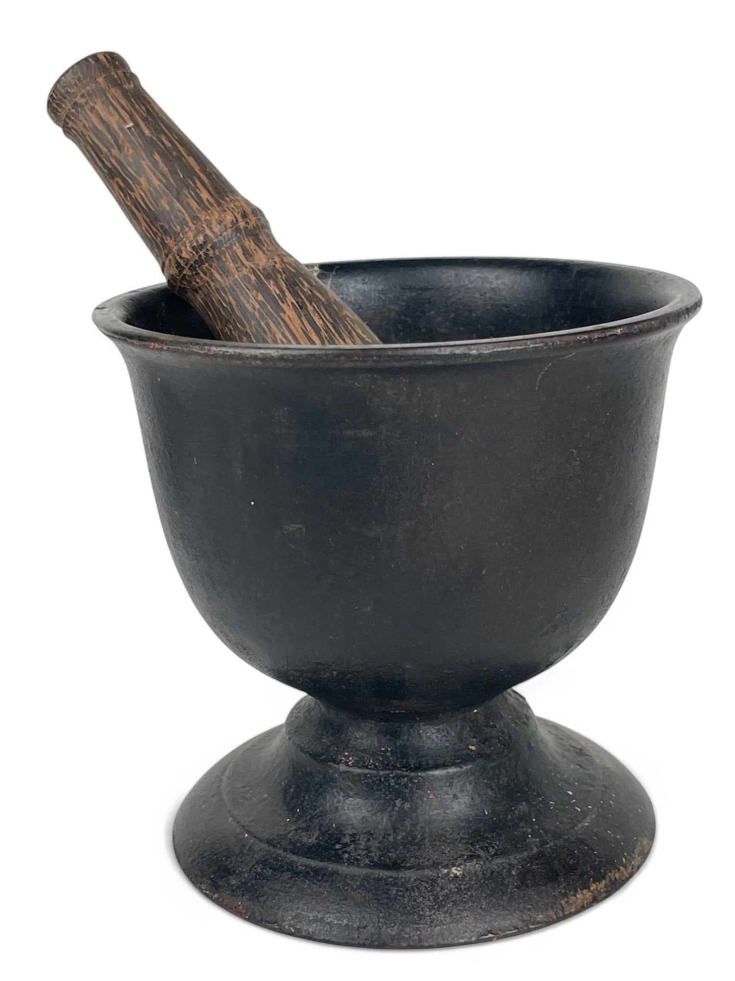 A Pottery Mortar & Pestle - 2