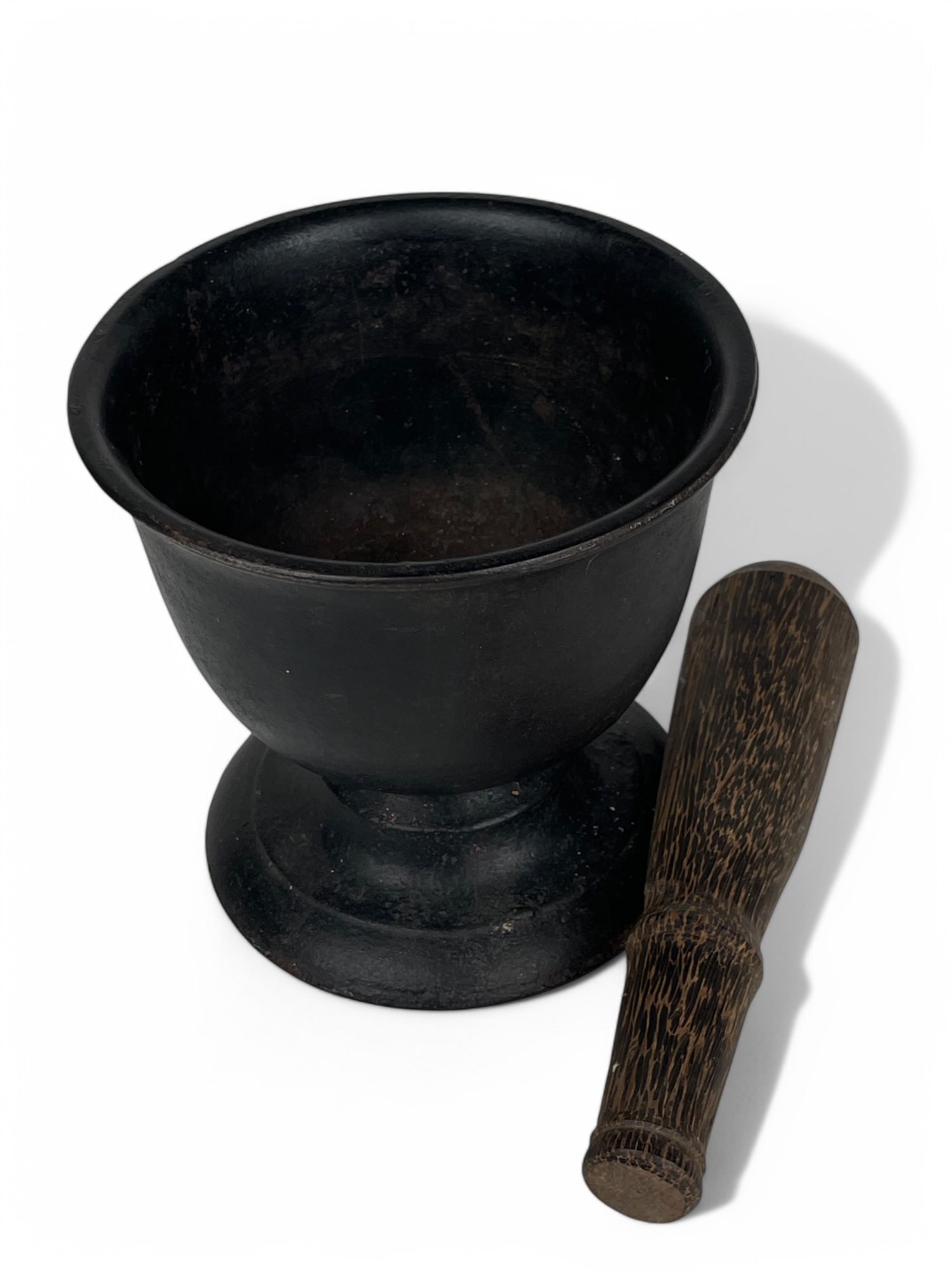 A Pottery Mortar & Pestle - 3