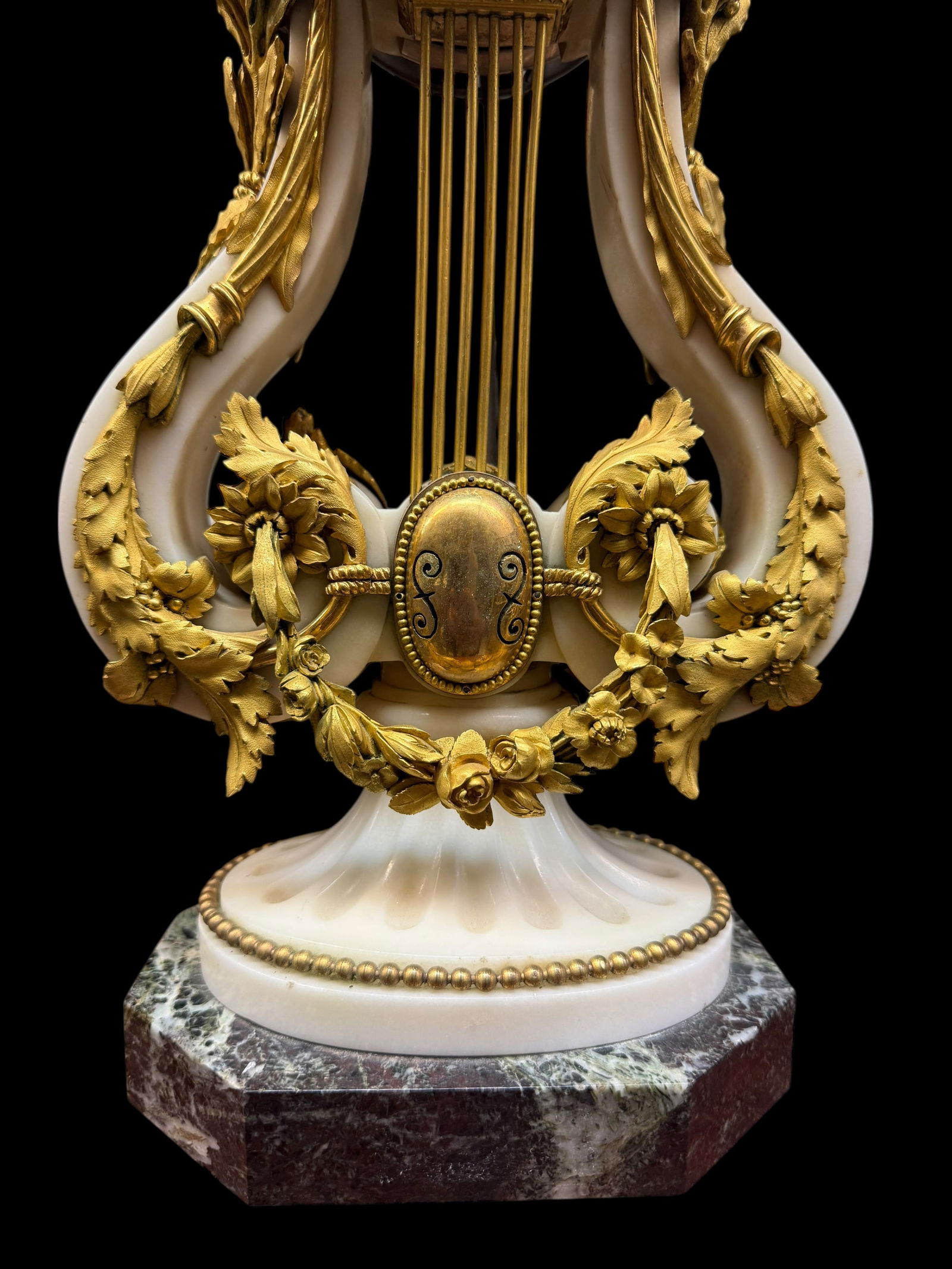 An Ormolu Mounted Marble Clock By Jean Joseph Lepante - 3