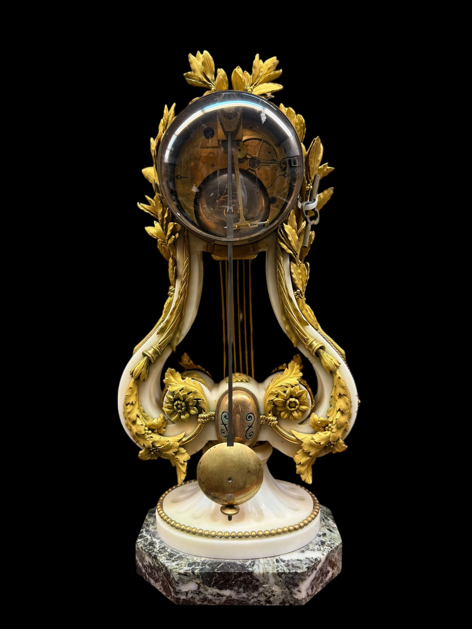 An Ormolu Mounted Marble Clock By Jean Joseph Lepante - 8