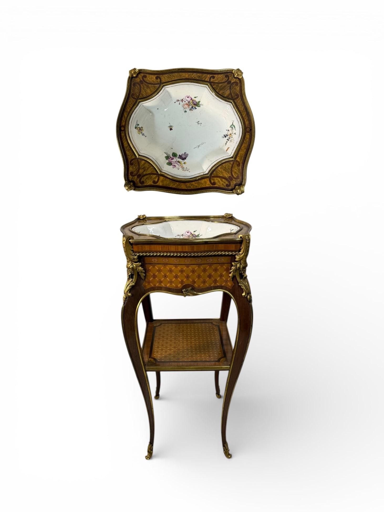 An Ormolu & Sevres Porcelain Mounted Table By Henry Dasson (1 of 9)