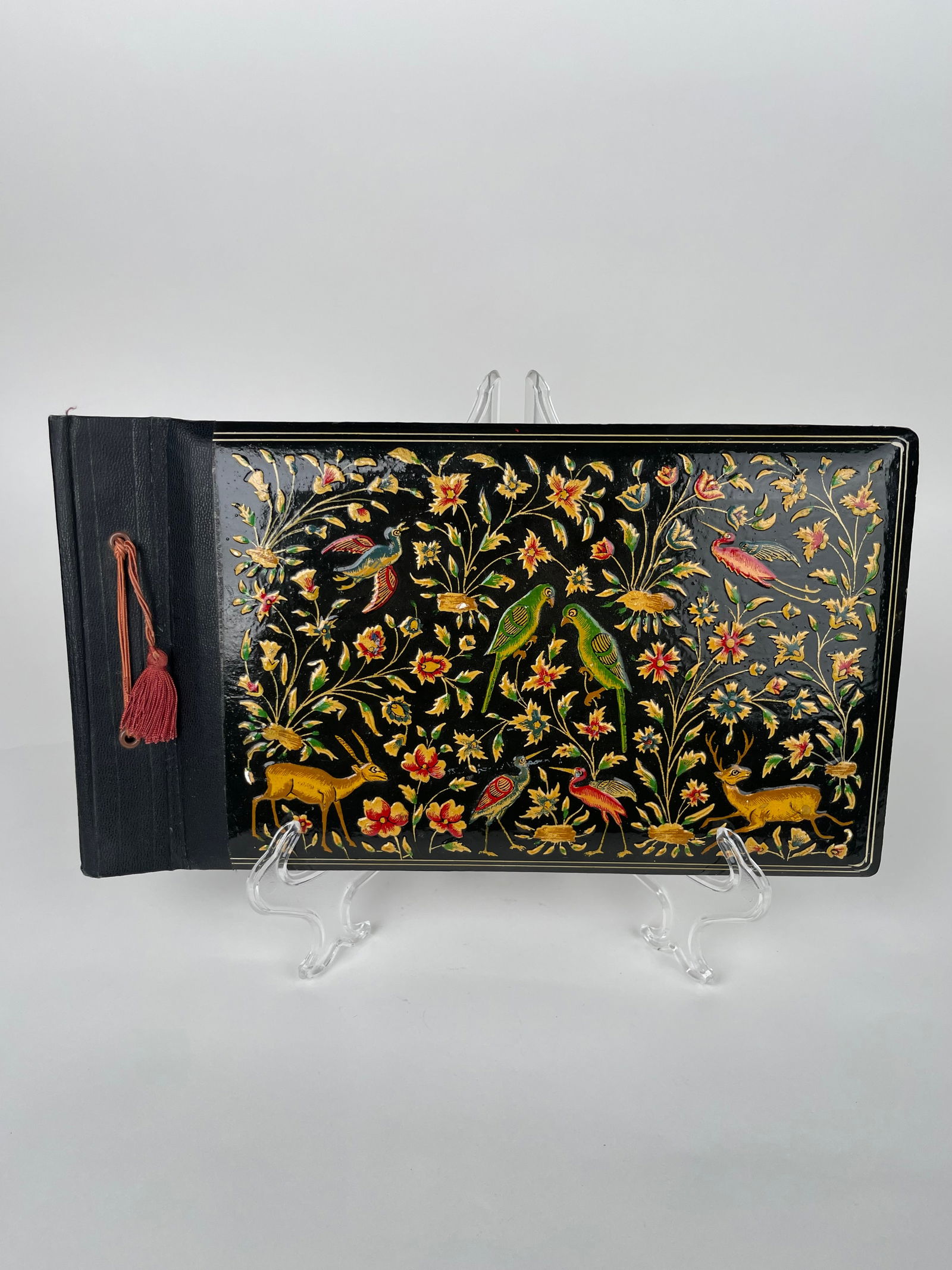 A Persian Hand Painted Polychromed Photo Album (1 of 9)