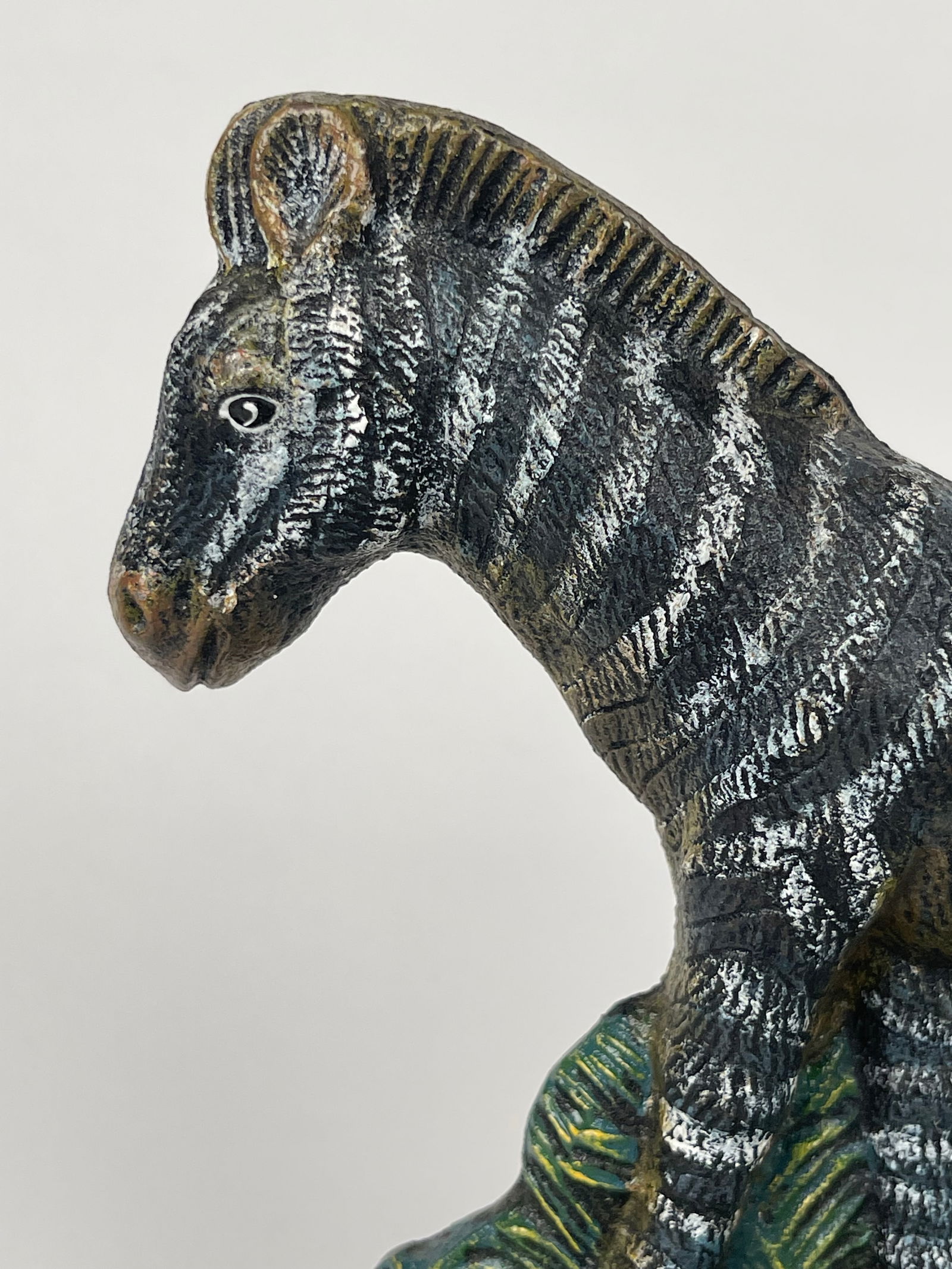 A Wild Zebra Cast Iron Doorstop - 2