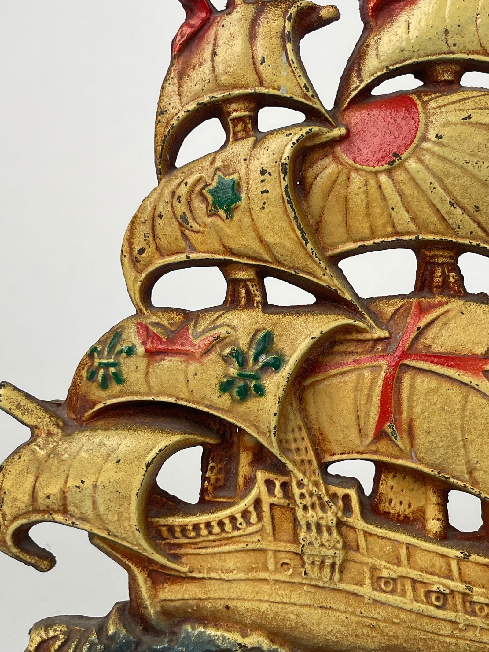 Sailing Ship Cast Iron door Stop - 3