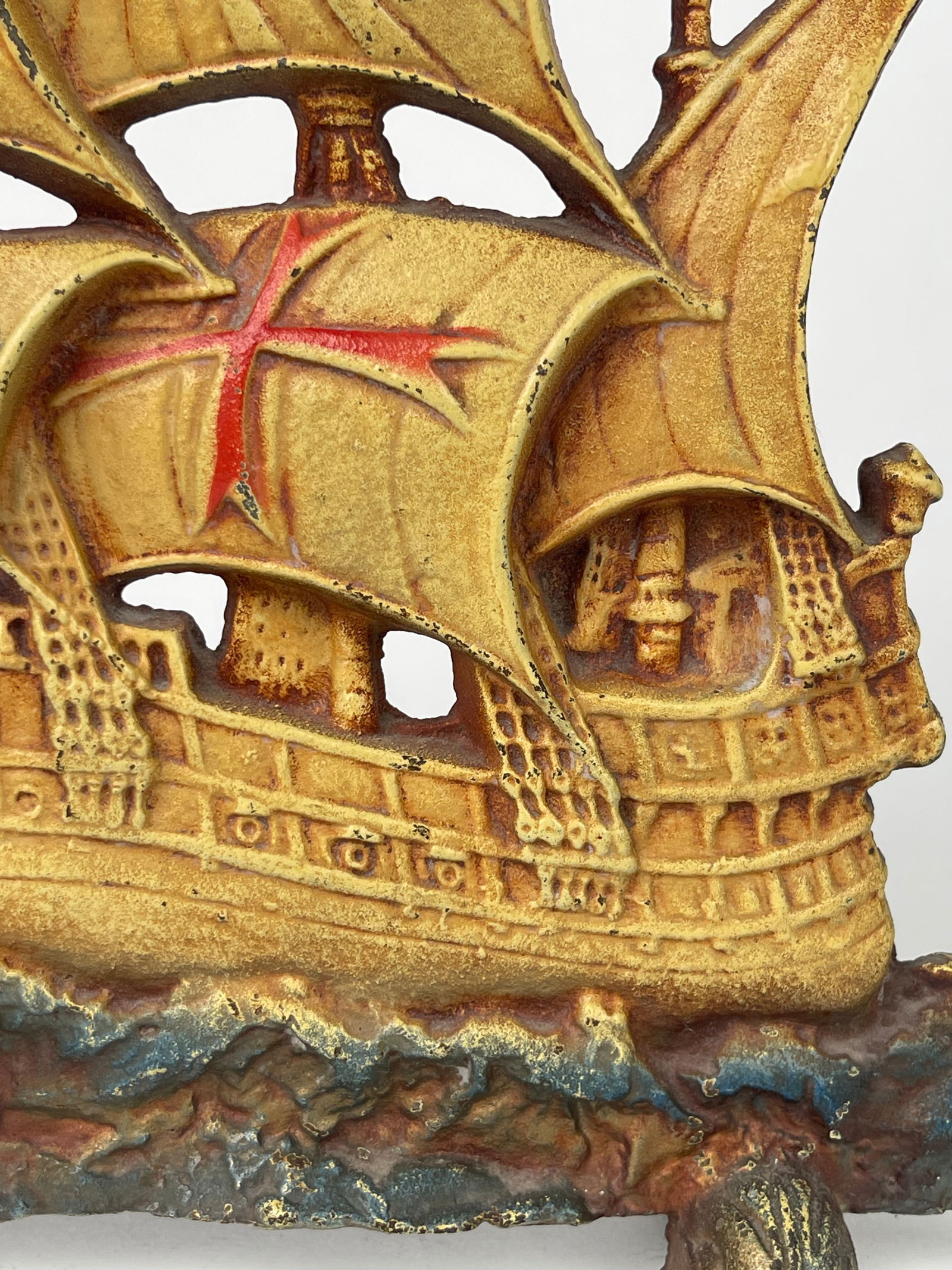 Sailing Ship Cast Iron door Stop - 4