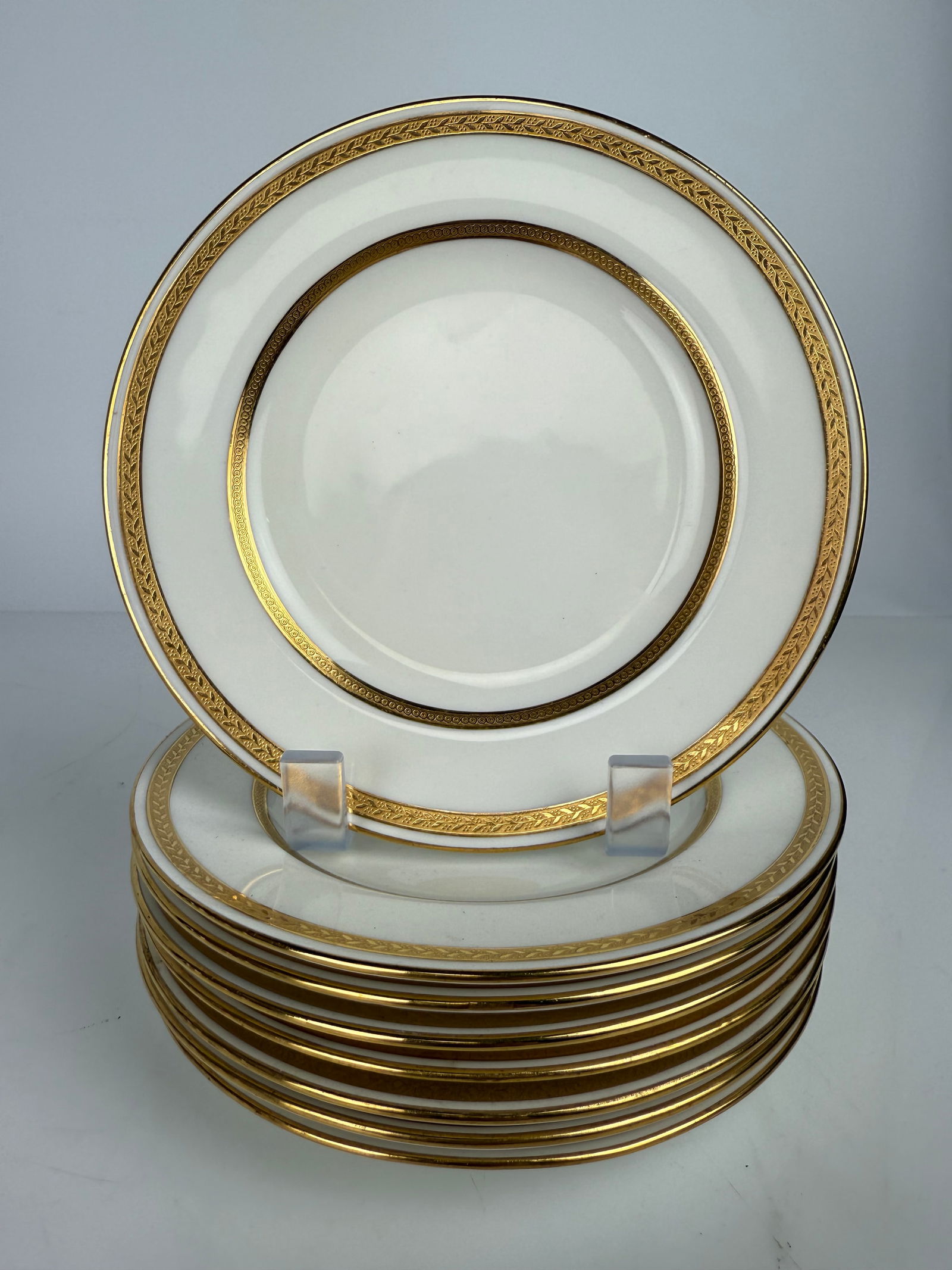 Tiffany & Co. Gilded Serving Plates By Minton (1 of 4)