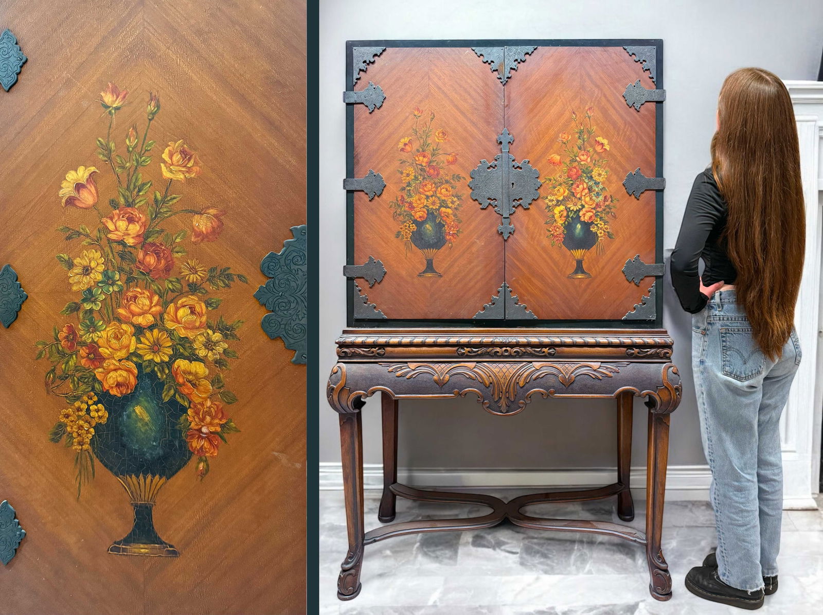 Late 19th / Early 20th Century Enameled Gilt Silver Filigree Jeweled Decorative Box: Late 19th / Early 20th Century Enameled Gilt Silver Filigree Jeweled Decorative Box. H: 5-1/4" D: 3-1/4"