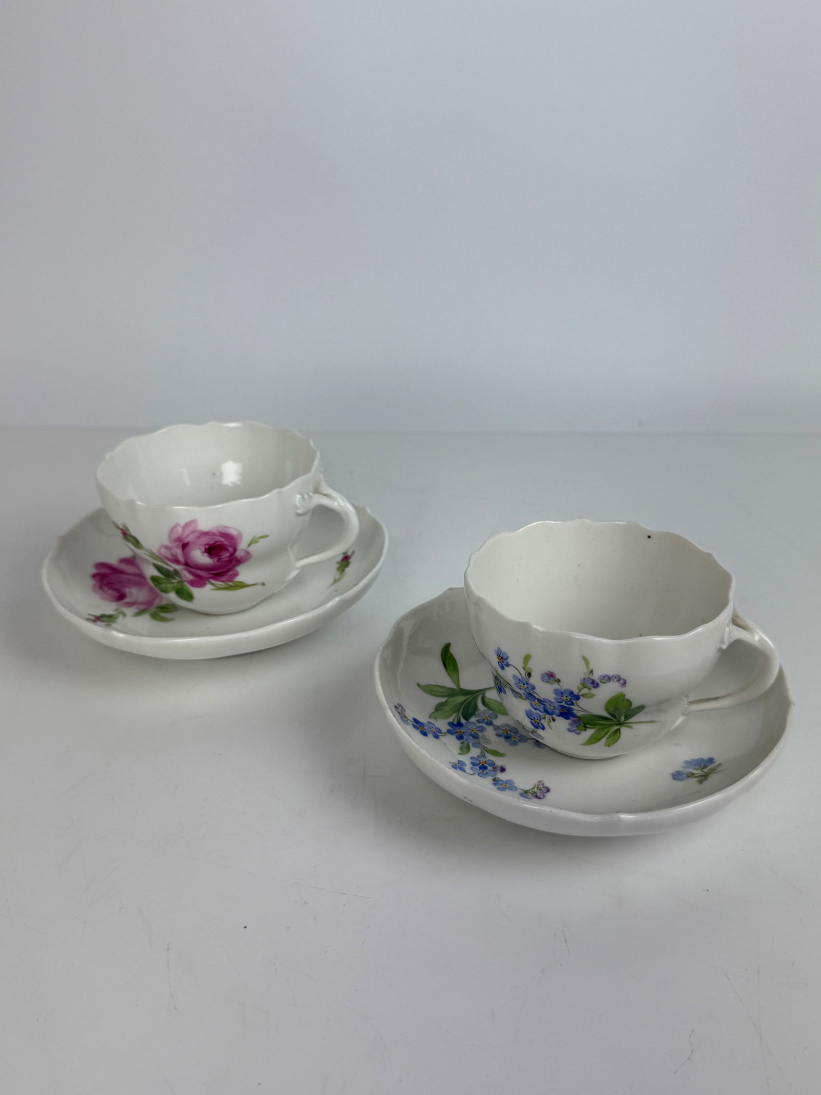 19th Century Meissen Porcelain Hand Painted Cop & Saucer. (1 of 4)