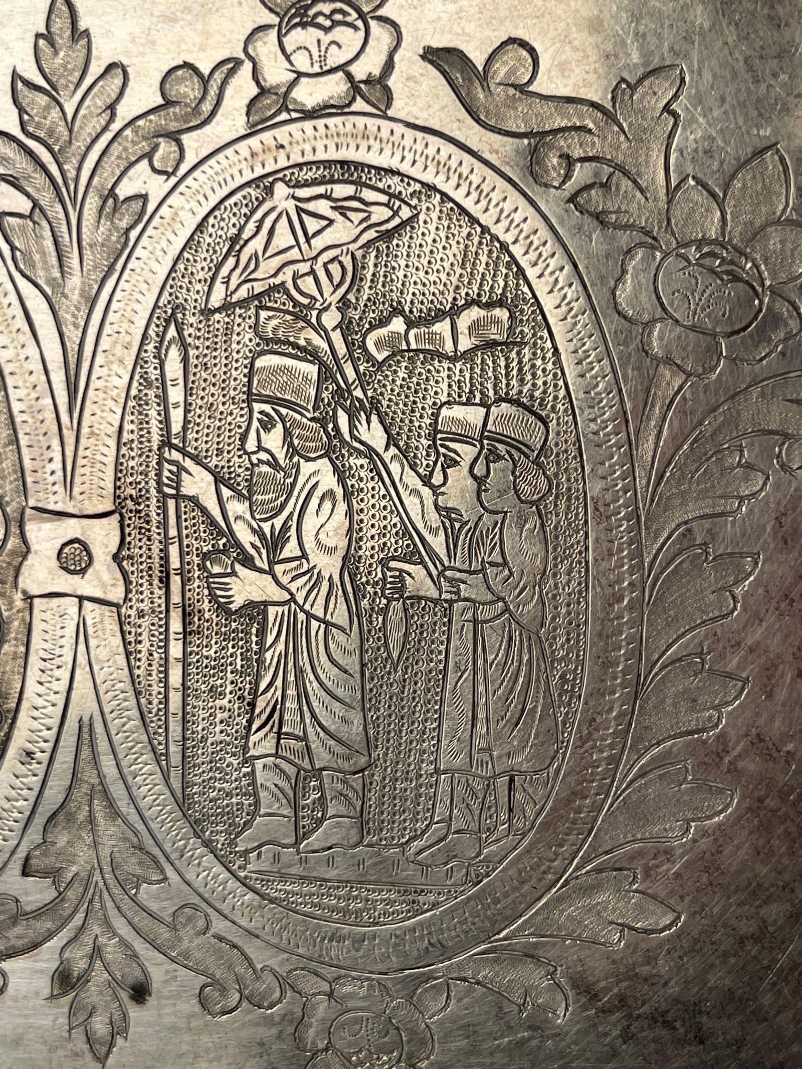 A Persian 84 Silver Tray - 4