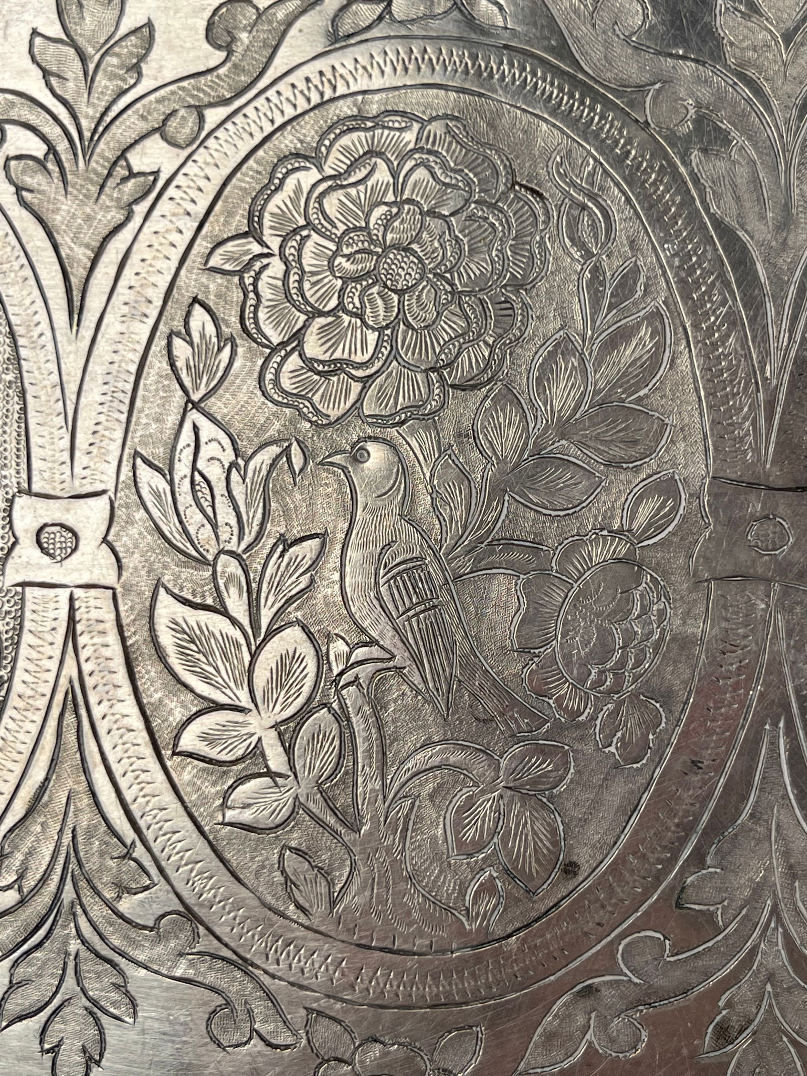 A Persian 84 Silver Tray - 6