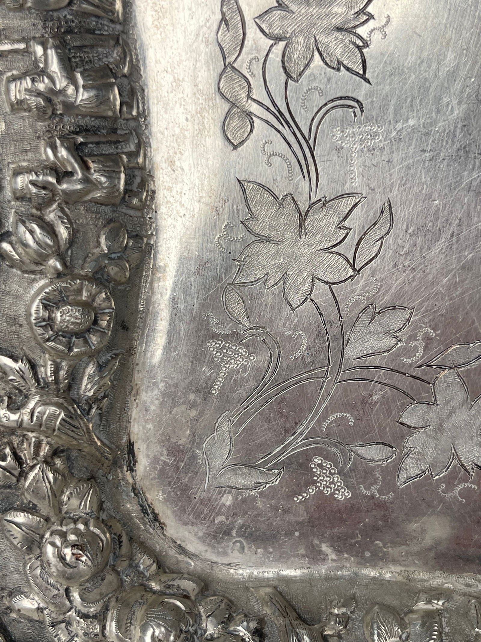 A Persian 84 Silver Tray - 8