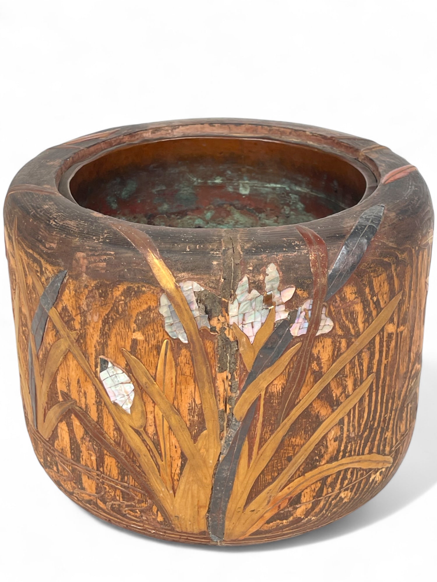 A Japanese Meiji Wood Planter - 3