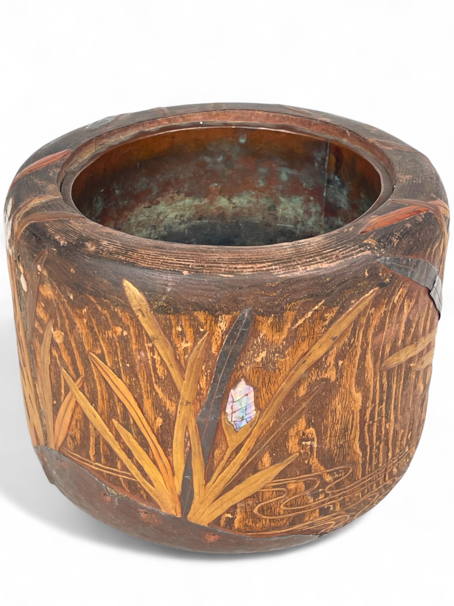 A Japanese Meiji Wood Planter - 5