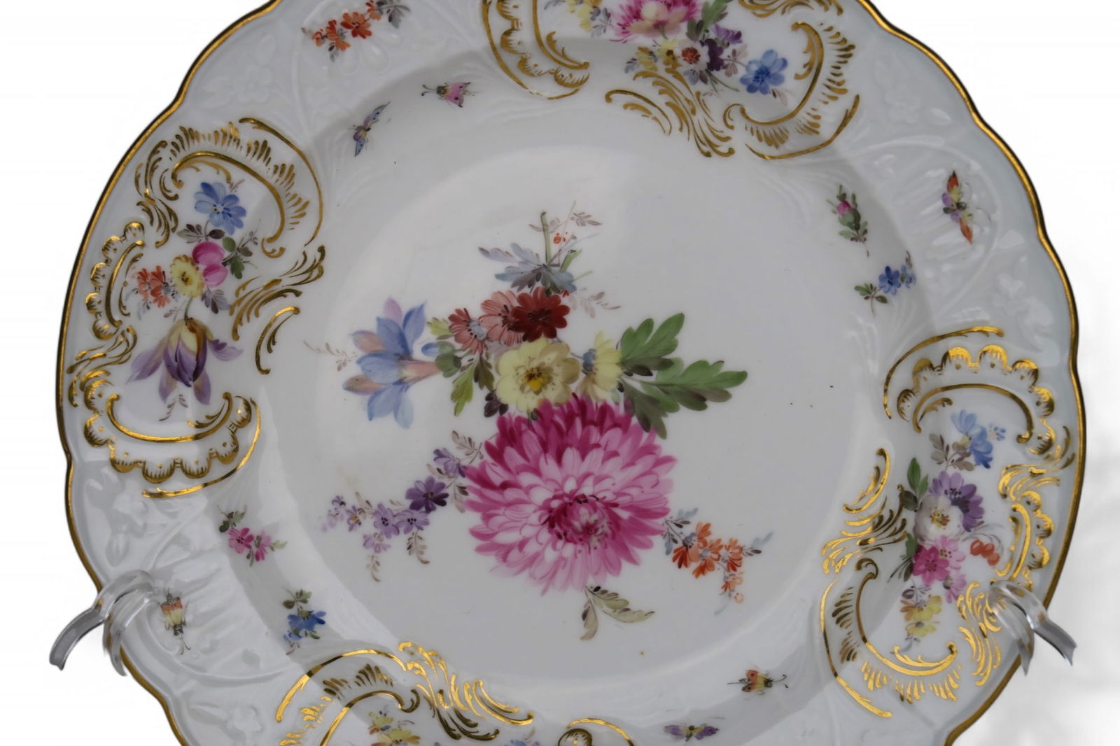 A Meissen Hand Painted Serving Plate - 2