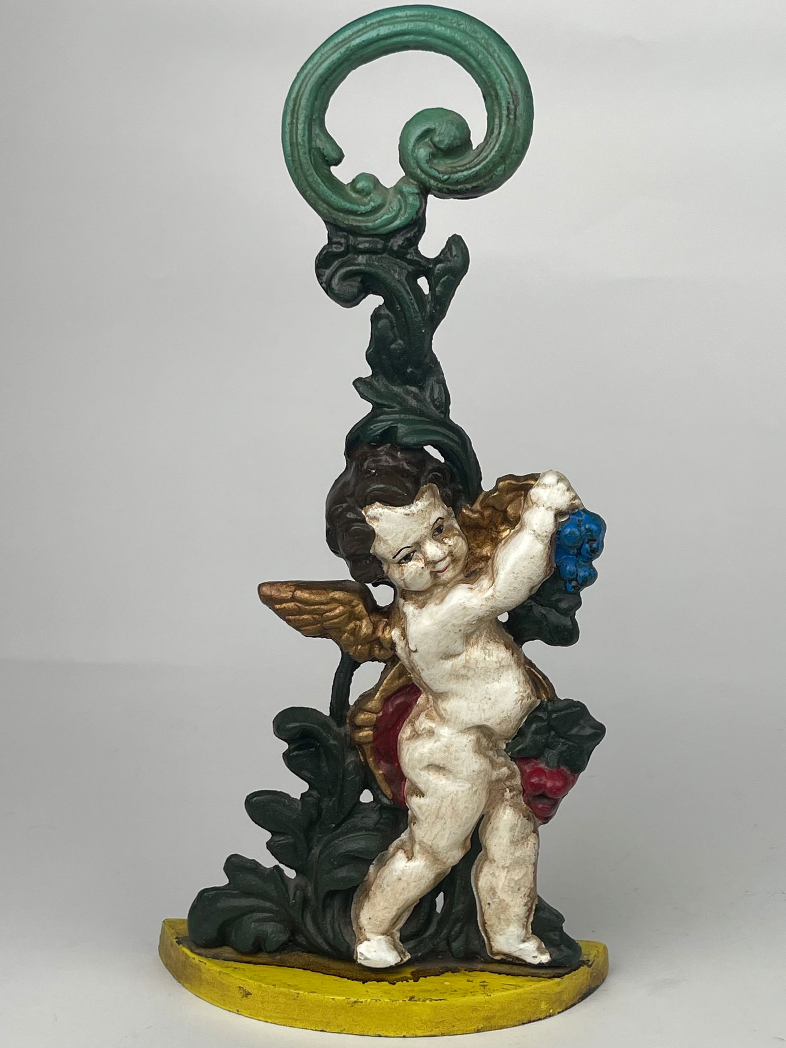 A Cast Iron Angel & Berries Doorstop (1 of 6)
