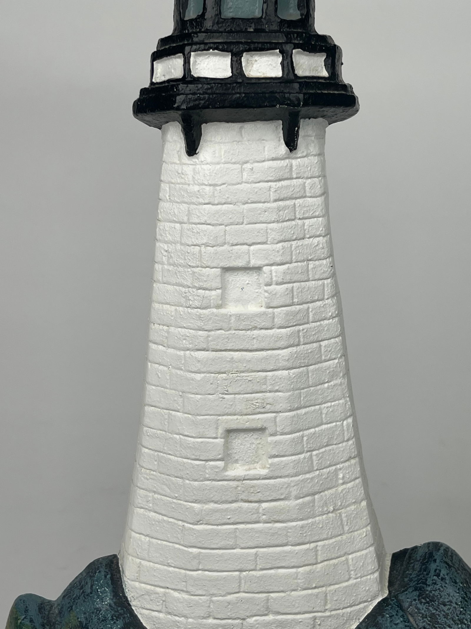 A Tall Cast Iron Lighthouse Doorstop - 4