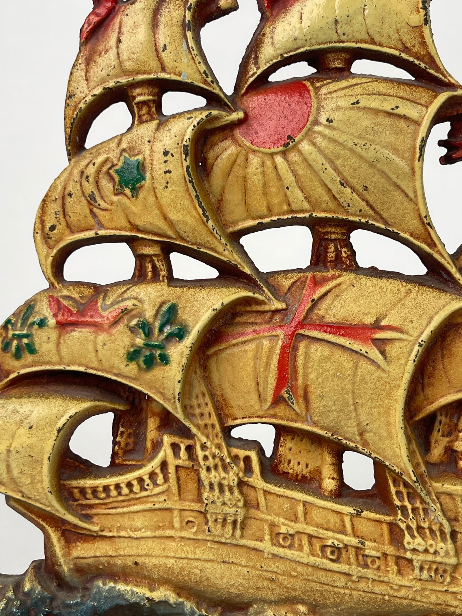 Sailing Ship Cast Iron door Stop - 2