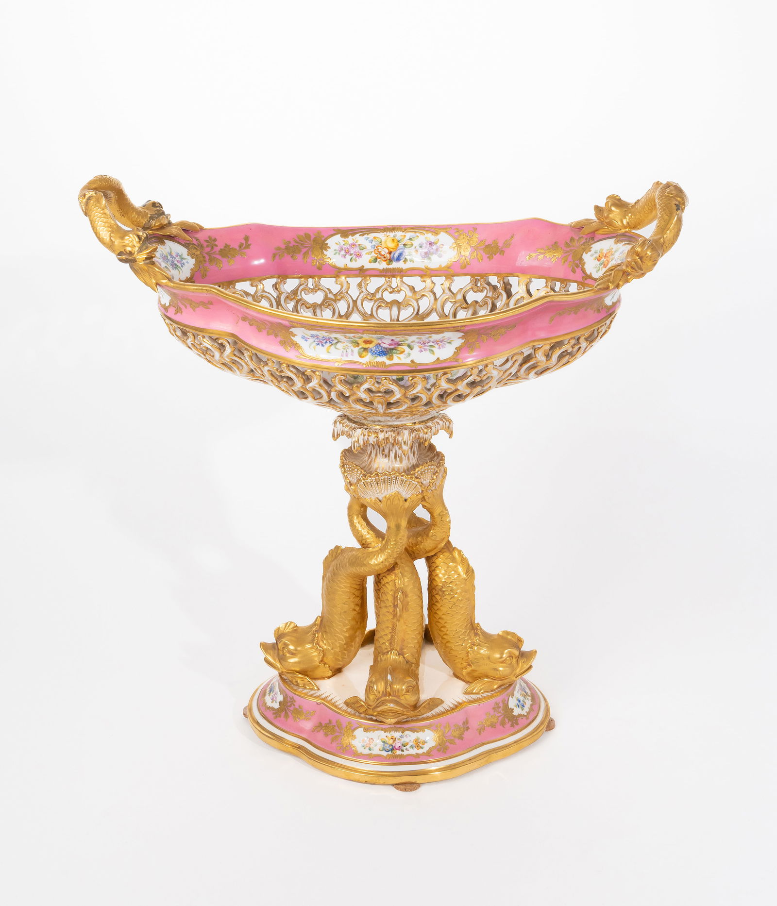 Magnificent & Rare 19th C. English Porcelain Centerpiece Retailer’s Mark Daniell (1 of 9)