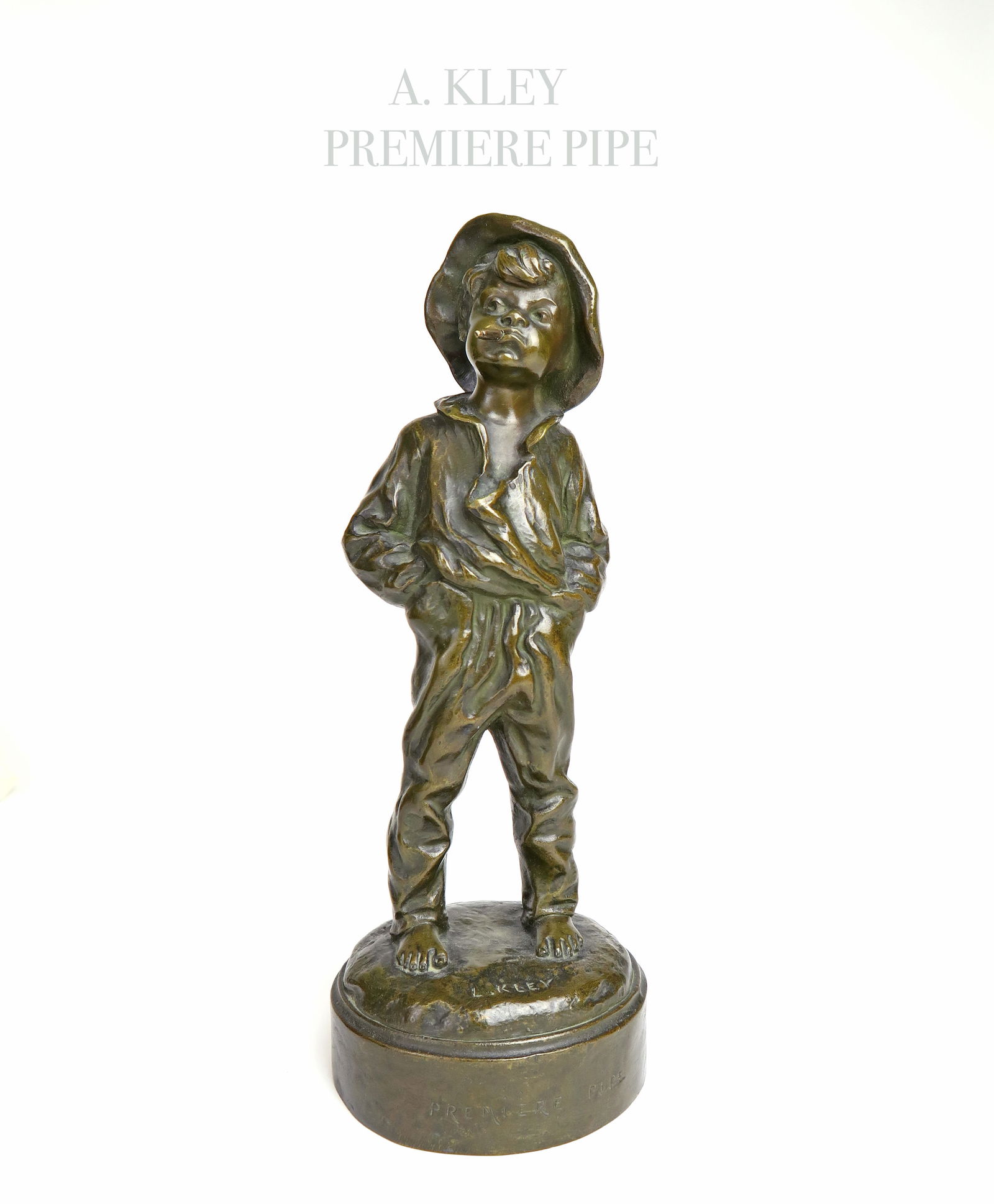 19th Century French Patinated Bronze Figural Sculpture by Louis Kley (1 of 10)