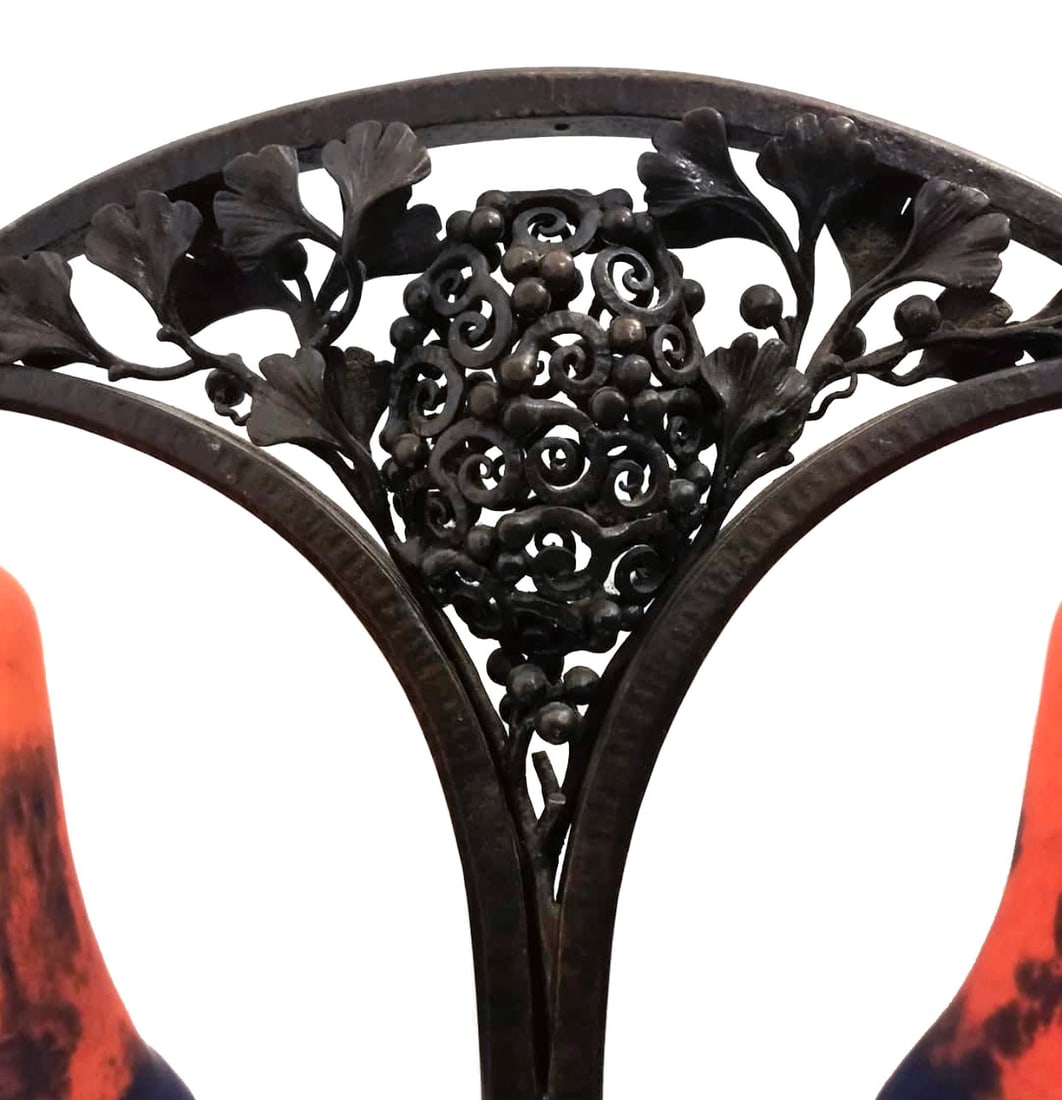 Edgar Brandt & Daum Table Lamp - 2