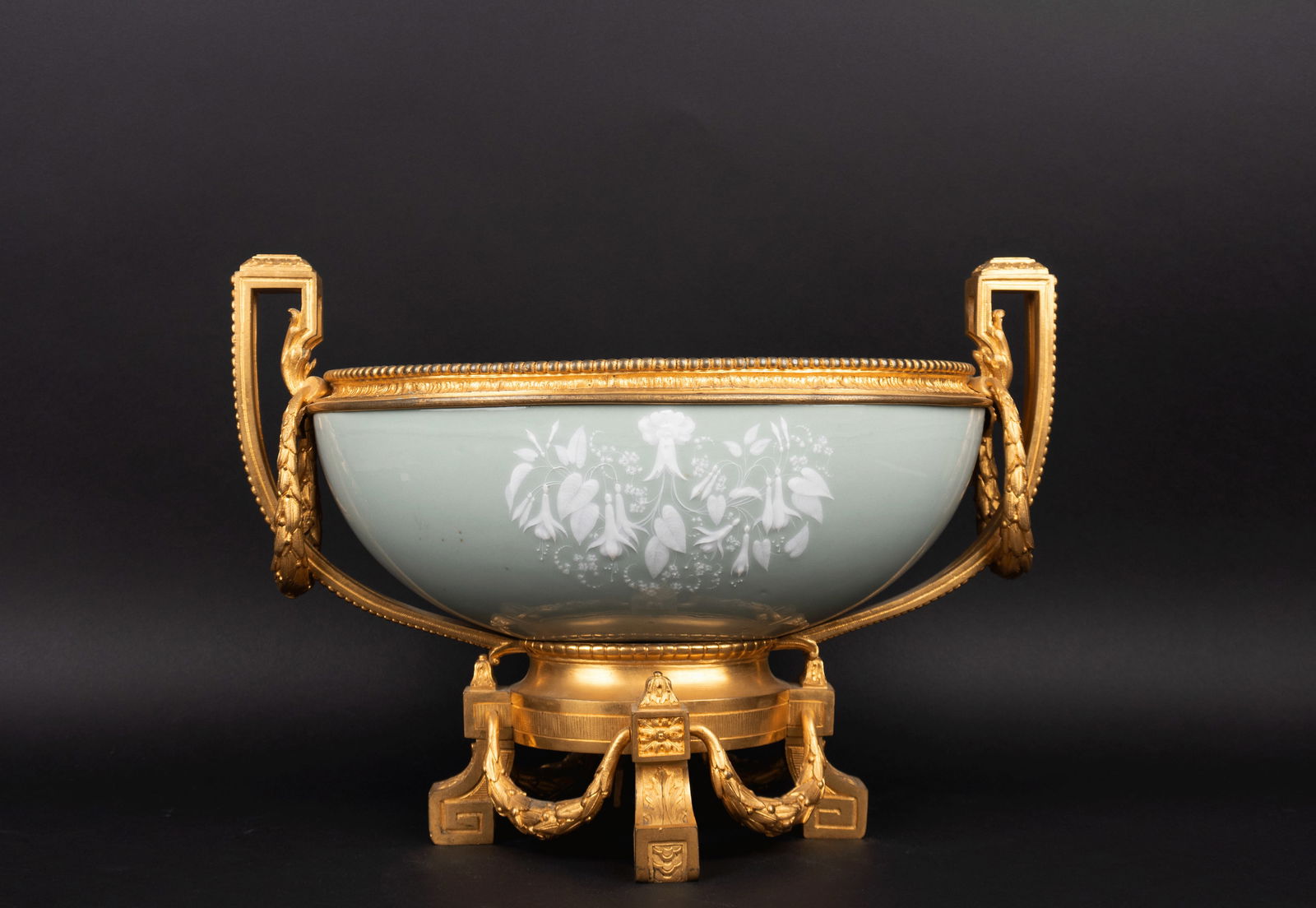 19th Century French Ormolu Mounted Pate Sur Pate Porcelain Centerpiece (1 of 4)