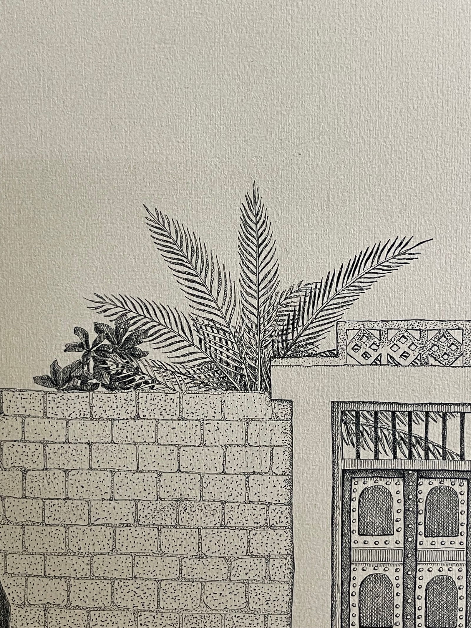 A Lithograph Print on Paper By V. Nath - 5