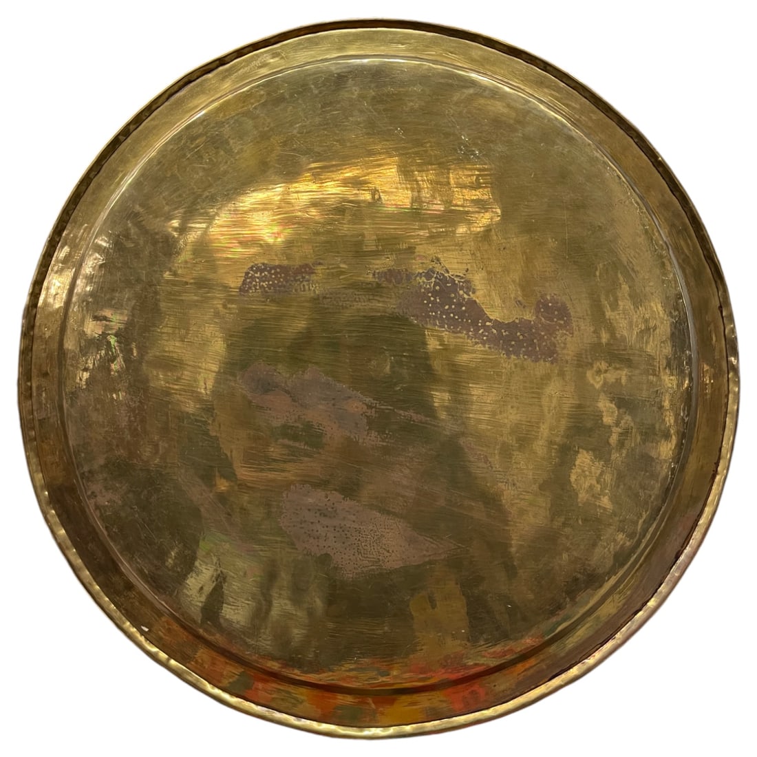 A Middle Eastern Islamic Design Brass Tray with Very Fine Workmanship - 10