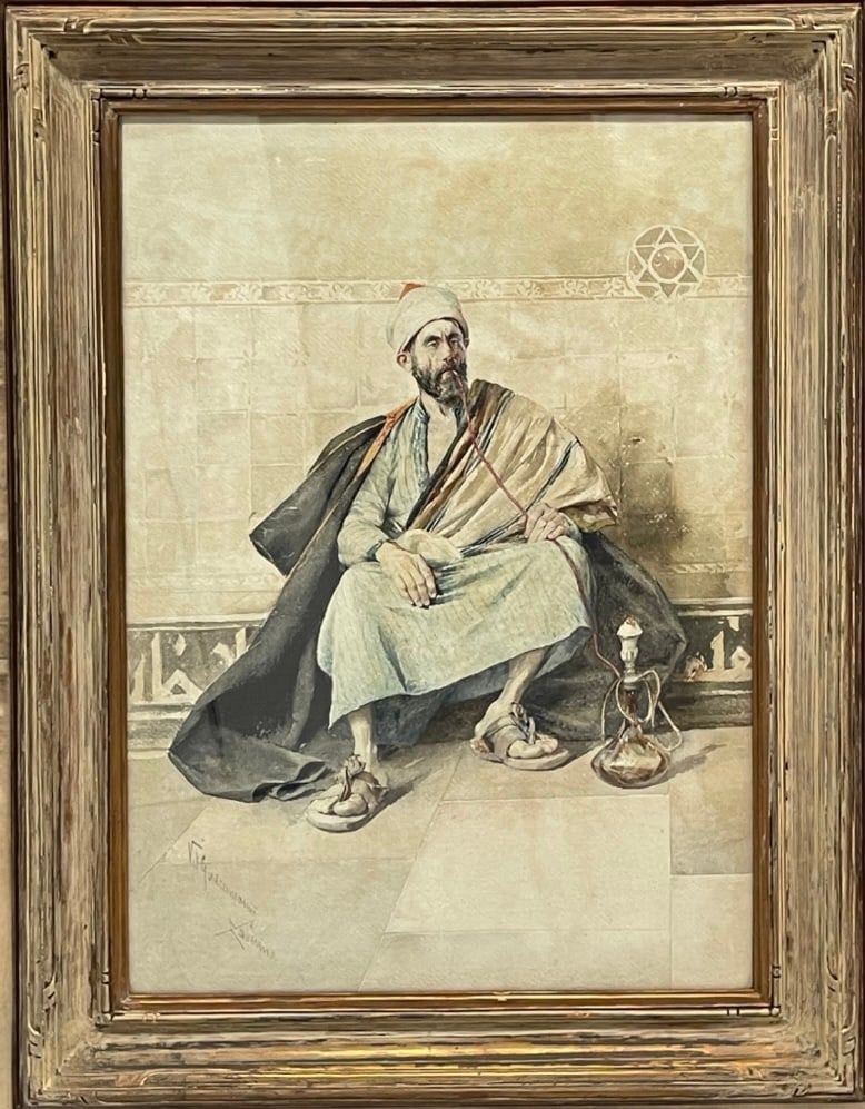 Victtorio Guaccimanni (Italy, 1859-1938): Victtorio Guaccimanni (Italy, 1859-1938). 29” x 22-1/4”