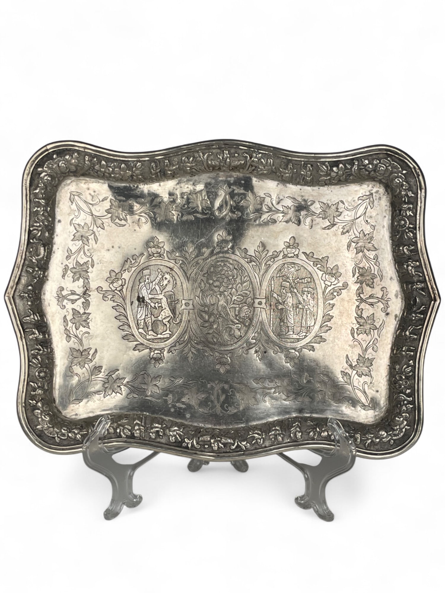 A Persian 84 Silver Tray (1 of 11)