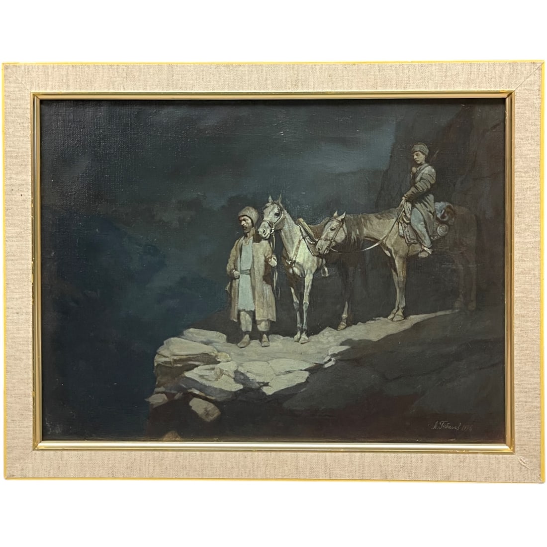 Oil on Canvas By Alexander Gubanov: Oil on Canvas By Alexander Gubanov. 18" x 14"