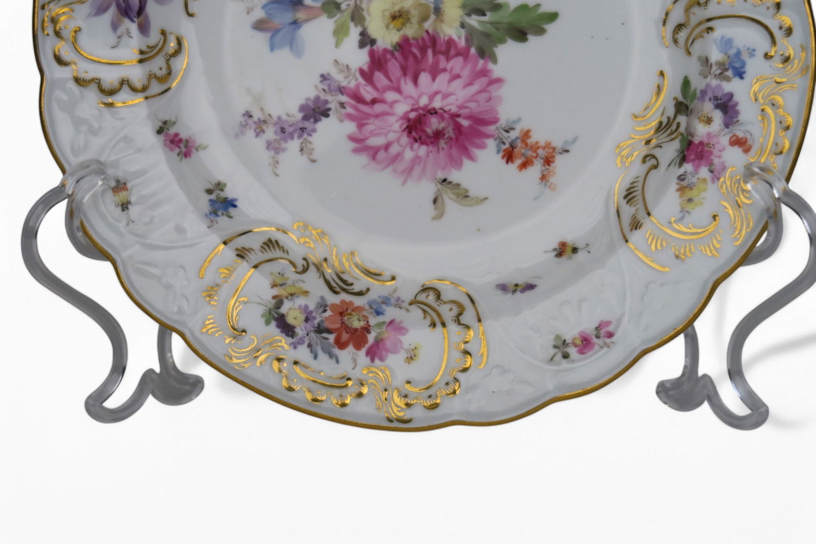 A Meissen Hand Painted Serving Plate - 3