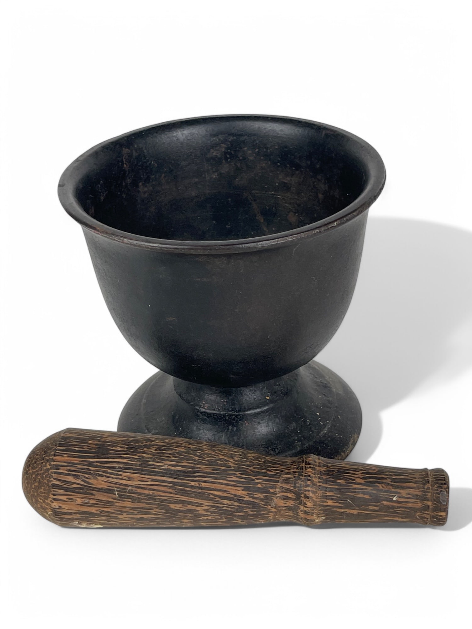 A Pottery Mortar & Pestle - 6